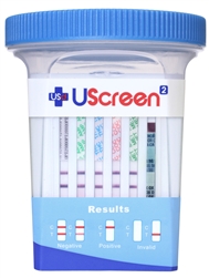 UScreen 10 Panel Drug Test Cup W/Adulterants