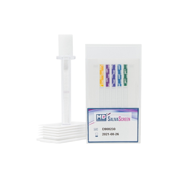 SalivaScreen 5 Oral Fluids - Swab Drug Testing Kit