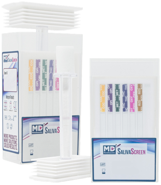 SalivaScreen 12 Oral Fluids - Swab Drug Testing Kit